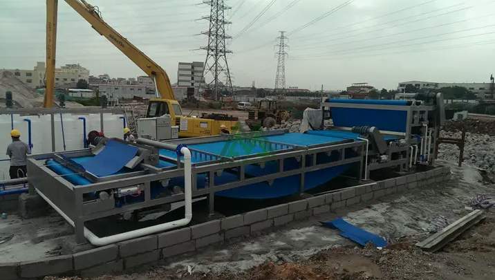 洗沙污泥脫水機處理方案(洗砂脫水設備工藝大揭秘) 洗沙污泥脫水機處理方案(洗砂脫水設備工藝大揭秘)